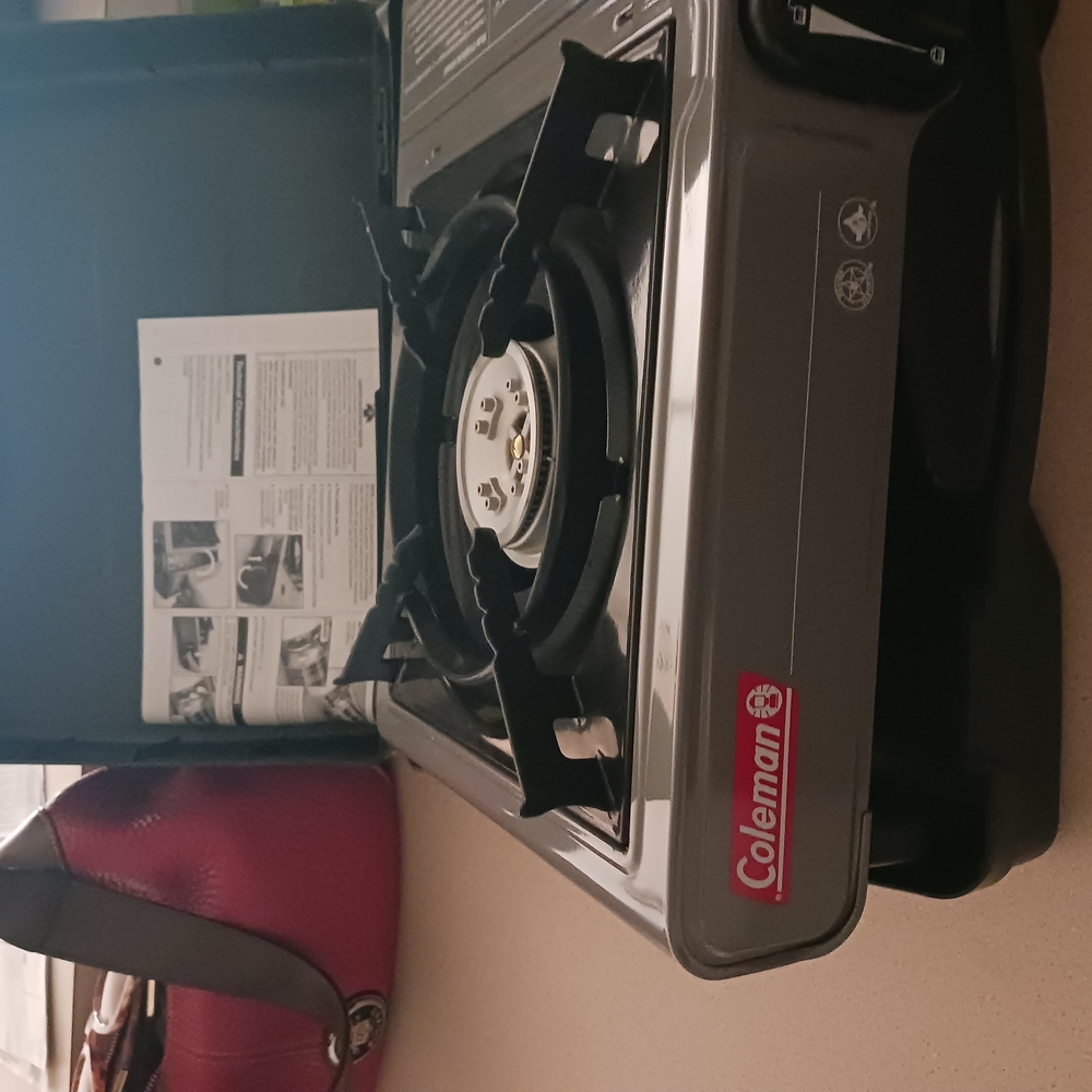 Coleman Portable Gas Stove - Black and Gray